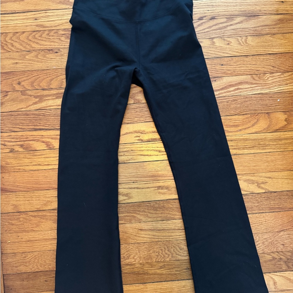 Pact Cropped Flared Black Leggings